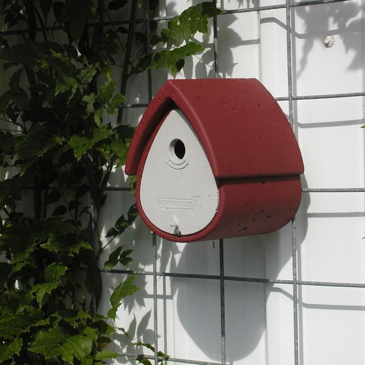 Image du produit Schwegler 00155/9 Nichoir Résidence pour mésanges 1 MR 27 x 19 x 23, rouge / gris