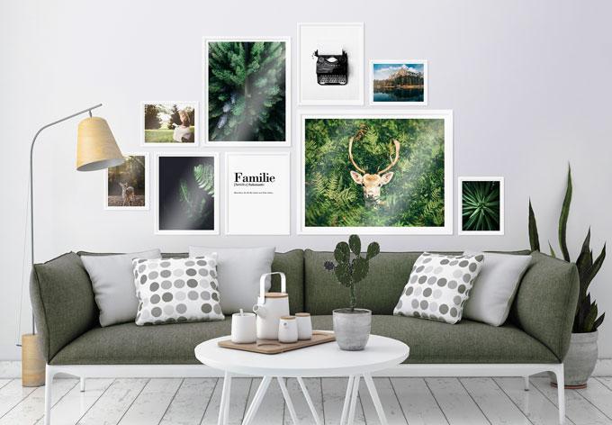 Actual product image Trenddeko Hide and seek in the forest (50 x 40 cm)