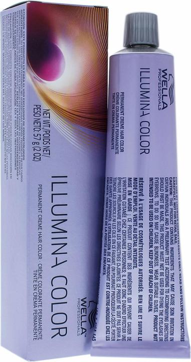 Produktbild Wella Vopsea permanenta Illumina Color 8/38, Blond Deschis Auriu Albastru, 60ml (8, 38 Hellblond Golden Blau)