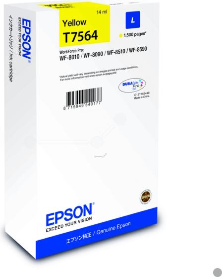 Actual product image Epson T7564 (Y)