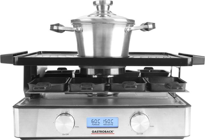 Actual product image Gastroback Raclette Fondue Advanced Plus