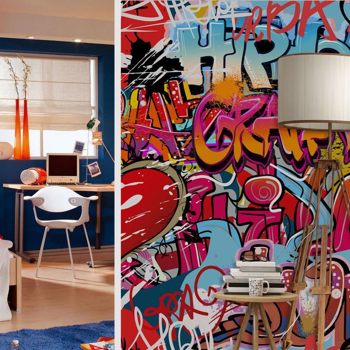 Actual product image Trenddeko Graffiti hip hop (336 x 300 cm)
