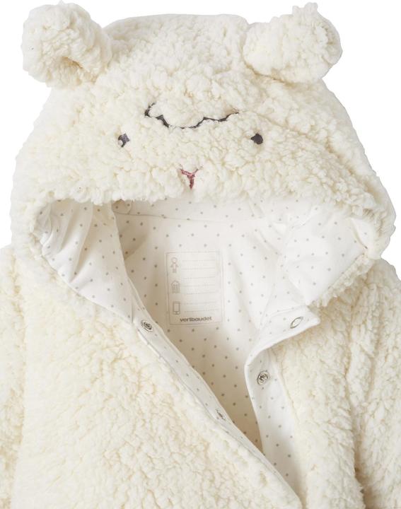 Actual product image Vertbaudet Baby jumpsuit made of faux fur with recycled polyester (62)