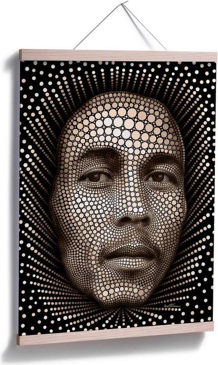 Produktbild Trenddeko Ben Heine - Circlism: Bob Marley (50 x 60 cm)