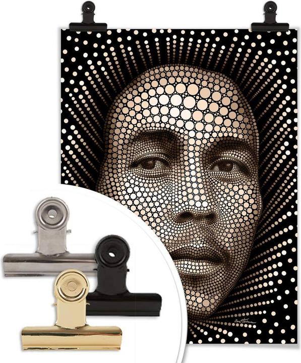 Produktbild Trenddeko Ben Heine - Circlism: Bob Marley (50 x 60 cm)