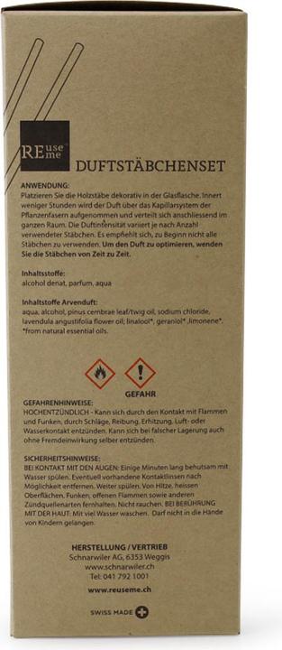 Productafbeelding ReUseMe Geurstokjes Set Zwitserse den, Zwitserse den, Zwitserse den (200 ml)