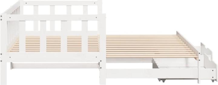 Actual product image VidaXL Extendable day bed with drawers (90 x 200 cm)