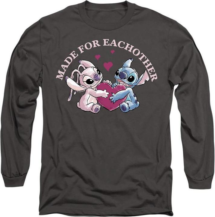 Immagine prodotto Lilo & Stitch Made For Each Other Maglietta Adulto Unisex (L)