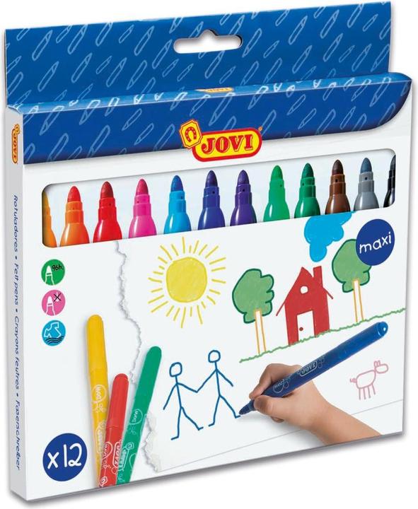 Image du produit Jovi Filzmaler (Multicolore, 12 x)