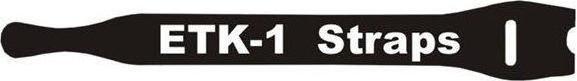Produktbild Fastech ETK-1-2 Strap, schwarz, 13x200mm (Kunststoffkabelbinder, 200 mm, 10 Stk.)