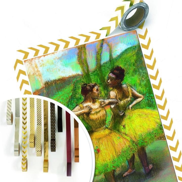 Image du produit Trenddeko Degas - Deux danseuses en jaune (40 x 60 cm)