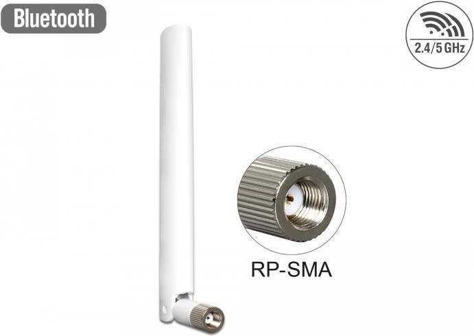 Actual product image Delock WLAN antenna, 2-5dBi, with tilt joint (Wi-Fi)
