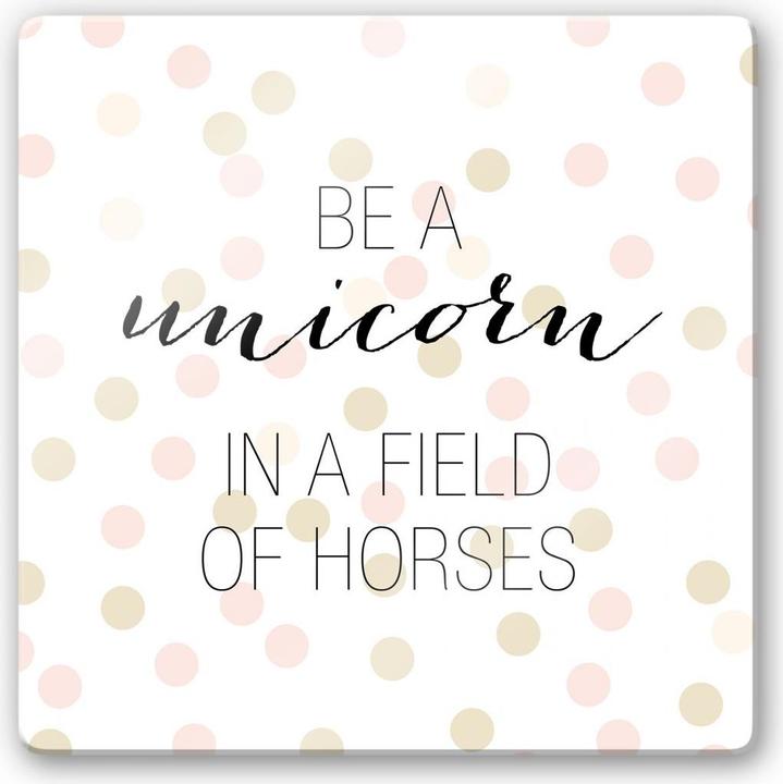 Produktbild Trenddeko Confetti & Cream - Be a unicorn... (20 x 20 cm)
