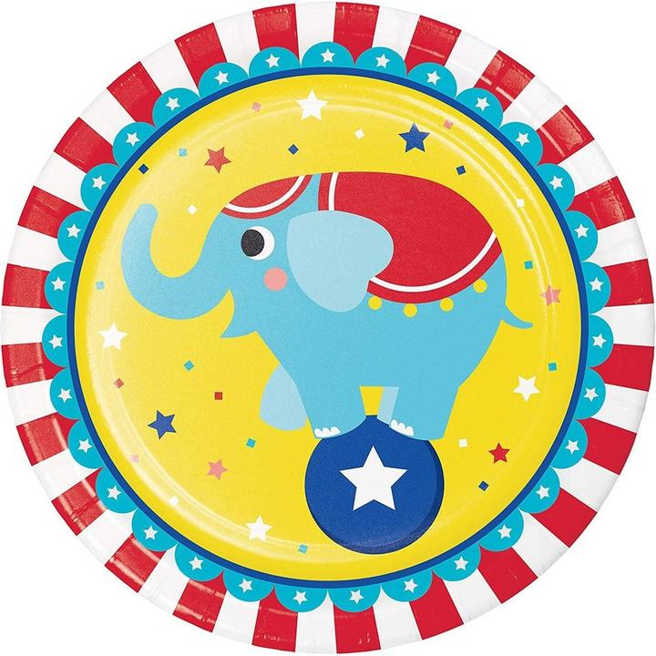 Produktbild Creative Party Zirkustier PartyTeller Papier 8erPack (8 x)