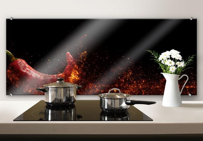 Produktbild Trenddeko Chili on Fire - Panorama (30 x 80 cm)