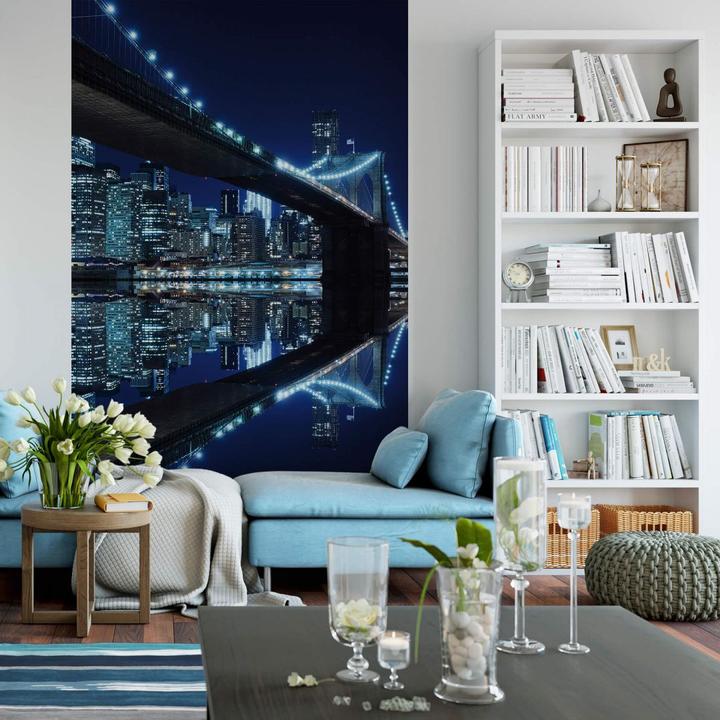 Produktbild Trenddeko Brooklyn Bridge Nacht (192 x 260 cm)