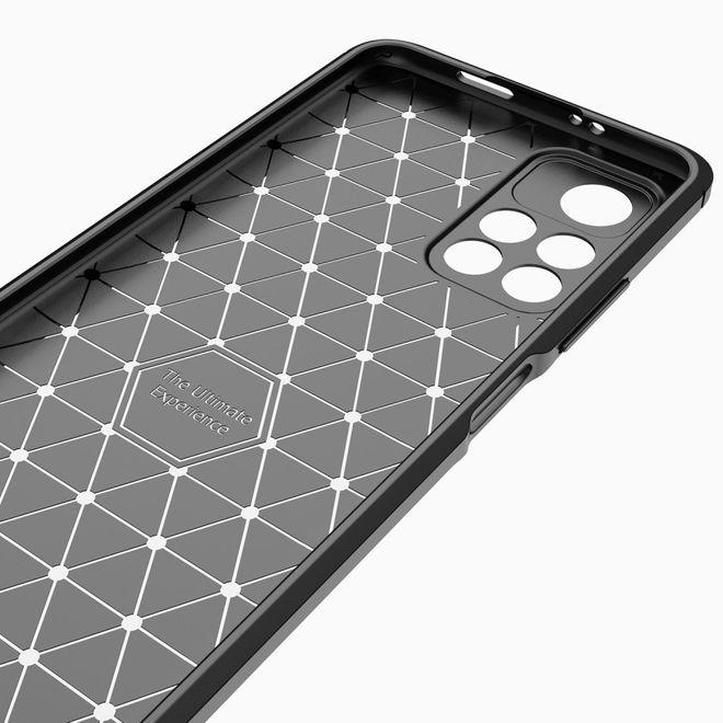 Image du produit MU Style Série Softcase TPU en fibre de carbone (Xiaomi Poco M4 Pro 5G)