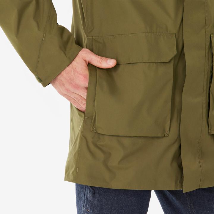 Image du produit Quechua Veste longue de randonnée homme, NH500 olive (XXL)