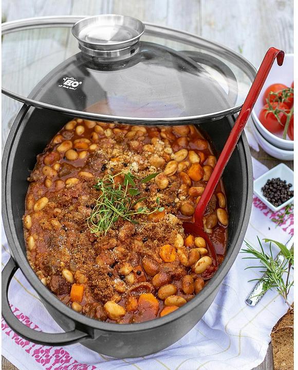 Immagine prodotto ELO Stahlwaren Torrefattore (38 cm, Pirofila + casseruola, Alluminio pressofuso)