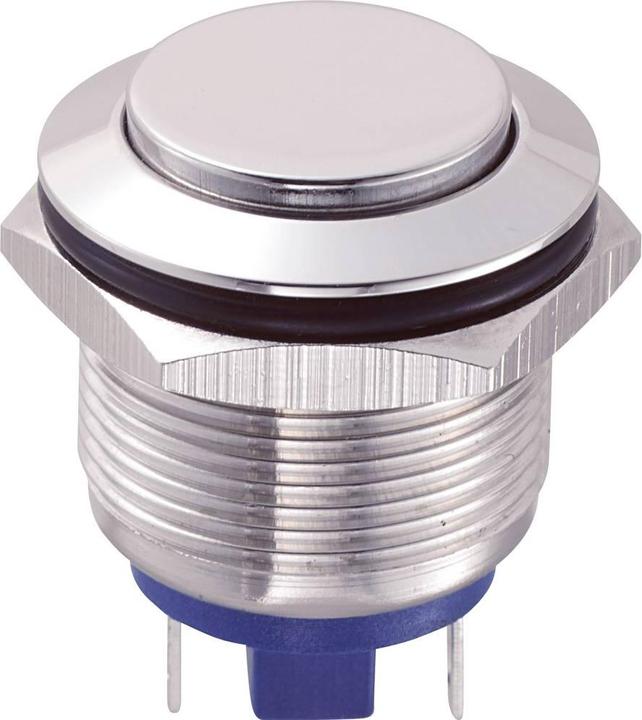 Actual product image Tru Components 701953 GQ19H-10/J/S Vandal-resistant pushbutton 48 V/DC 2