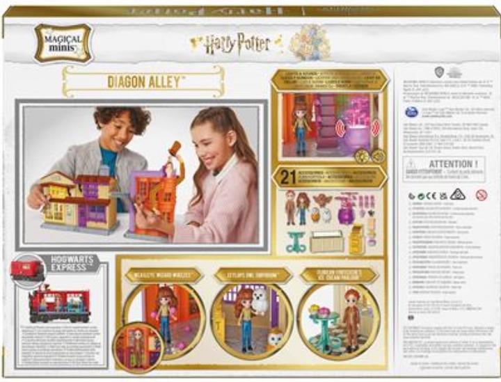 Actual product image Spin Master Wizarding World Harry Potter - Diagon Alley (Angle Alley) playset with light and sound and 2