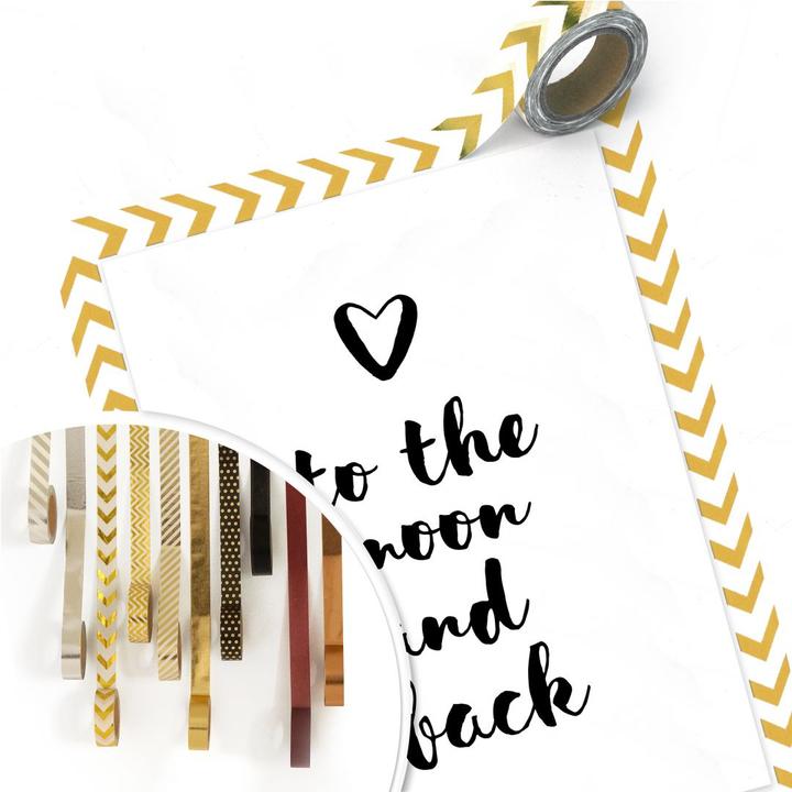 Produktbild Trenddeko Love to the moon and back (50 x 60 cm)