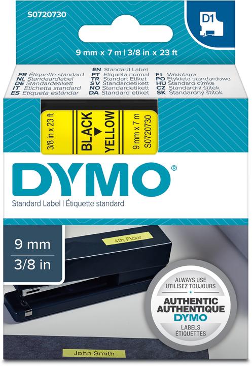 Image du produit Dymo S0720730 Bande standard (0.90 cm, Jaune, Noir)
