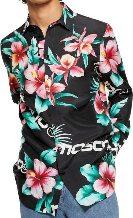 Image du produit Moschino Couture Silk Printed Shirt (39)