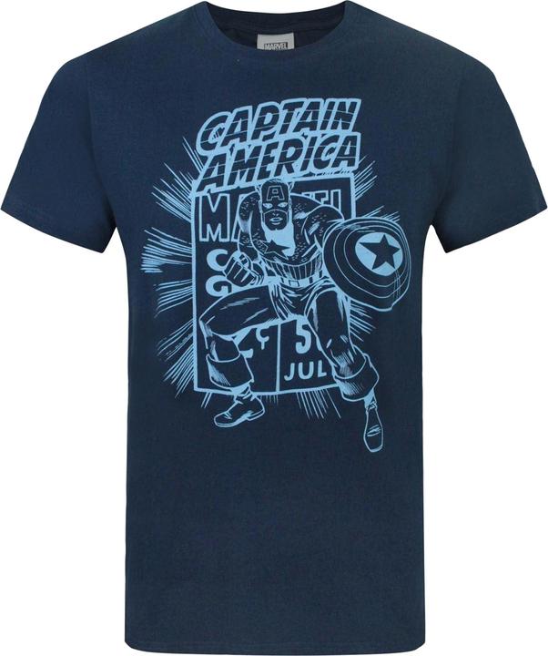 Immagine prodotto Captain America - Maglietta ufficiale fumetto - Uomo (XL)