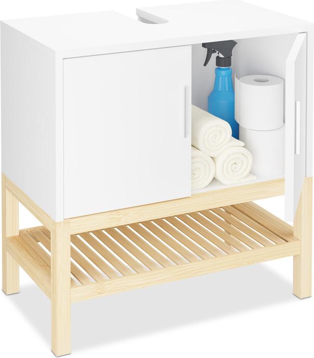 Immagine prodotto Relaxdays Waschbeckenunterschrank (60 x 33 x 60,5 cm)