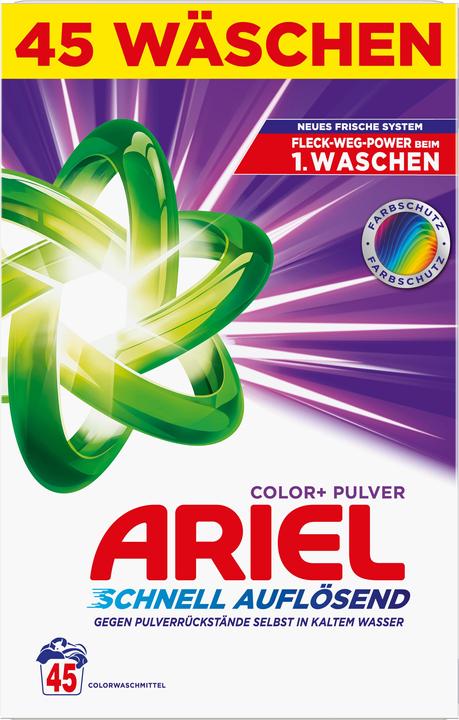 Immagine prodotto Ariel Color+ (45 Cicli di lavaggio, Detersivo in polvere)