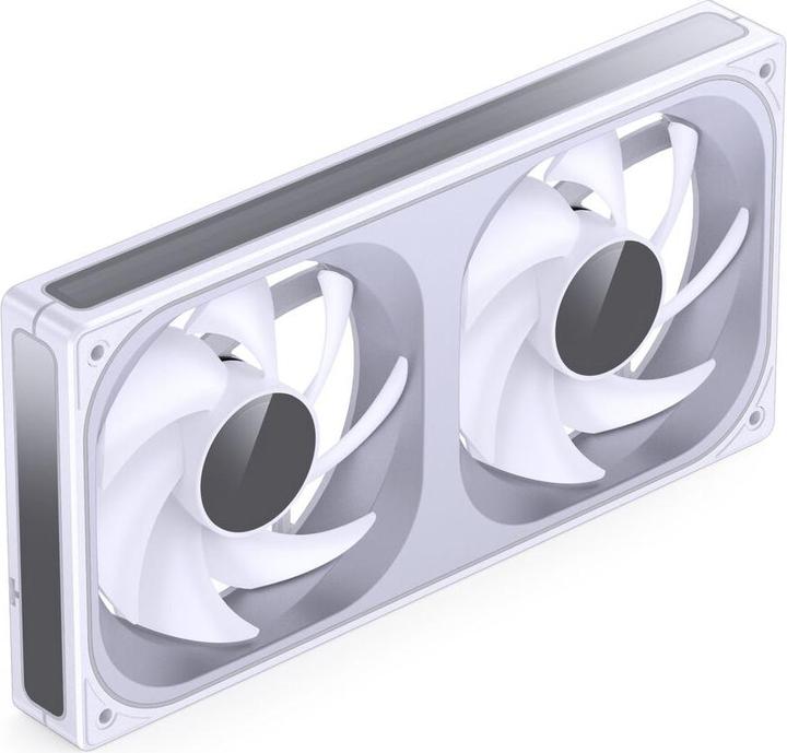 Actual product image Jonsbo ZB-240 Infinity Mirror ARGB PWM Lüfter - 240mm, weiss (240 mm)