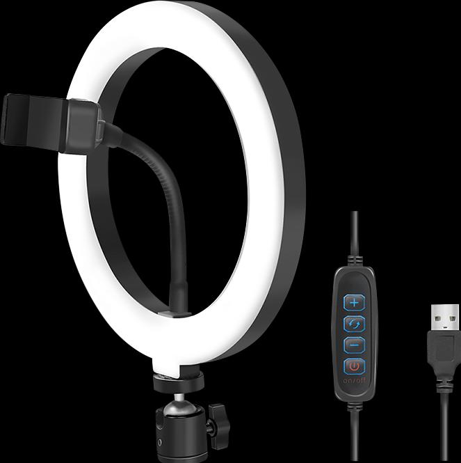 Image du produit LogiLink Éclairage annulaire pour smartphone (éclairage annulaire)
