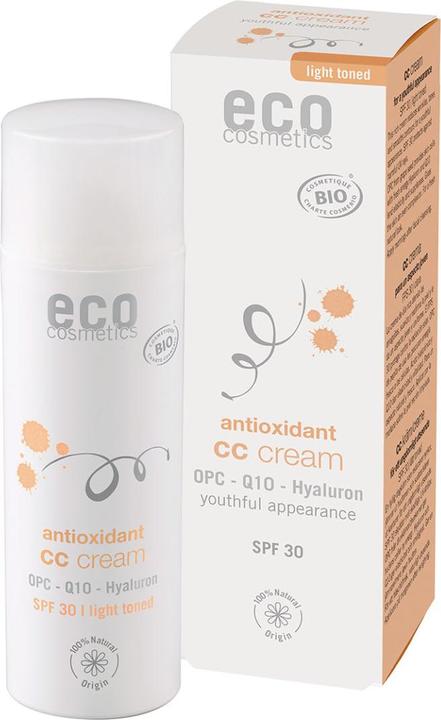 Produktbild Eco Cosmetics CC Creme getönt hell LSF 30, 50 ml (Hell)