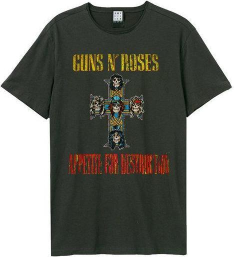 Actual product image Amplified Unisex Adult Appetite For Destruction World Tour Guns N Roses T-Shirt (XL)
