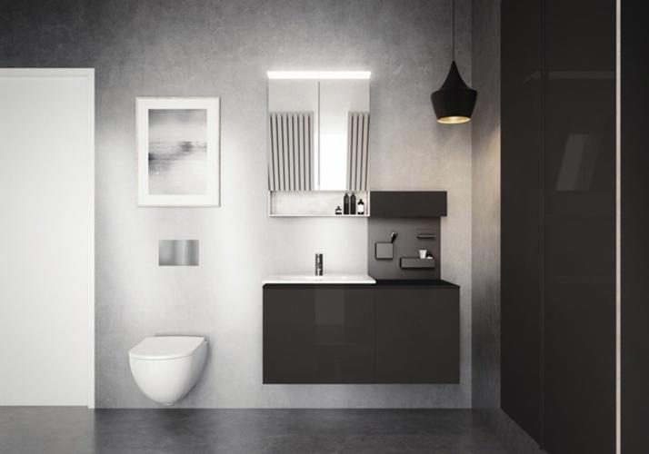 Produktbild Geberit Keramag Acanto Möbel-Waschtisch Slim 500642, ohne Hahnloch, mit Überlauf, 900x480mm (480 mm, 900 mm)