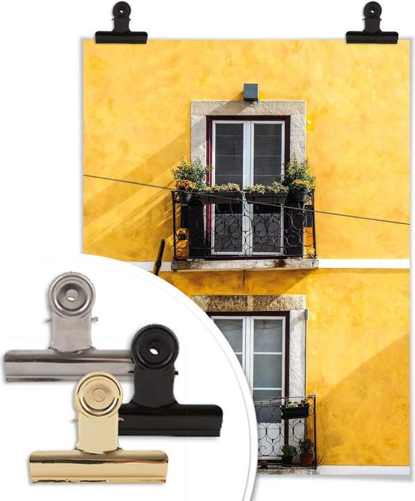 Immagine prodotto Trenddeko La facciata della casa gialla (40 x 50 cm)