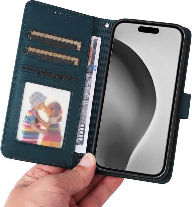 Immagine prodotto Cover-Discount iPhone 16 Pro Max - Custodia a portafoglio divisibile 2 in 1 per telefoni cellulari (Apple iPhone 16 Pro Max)