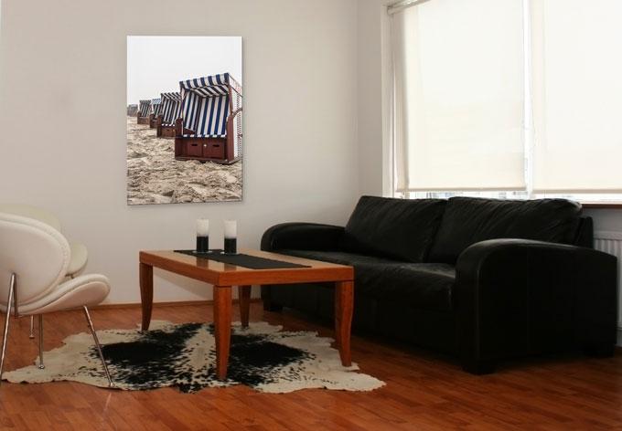 Produktbild Trenddeko Strandkorb auf Norderney (70 x 100 cm)