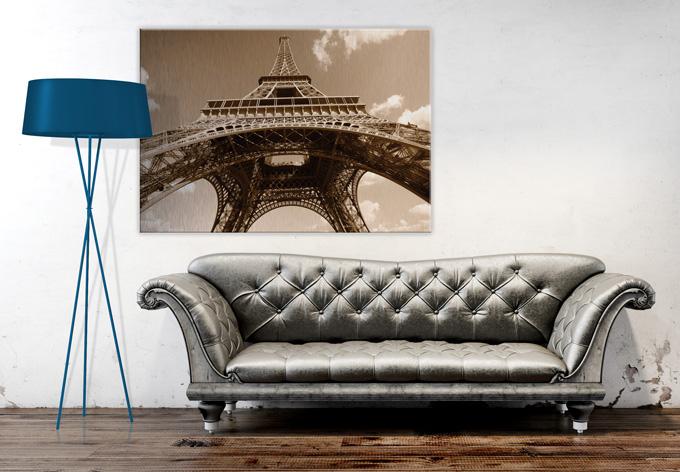Produktbild Trenddeko Eiffelturm Perspektive (120 x 75 cm)