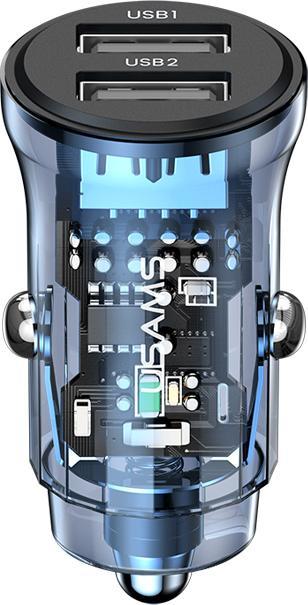 Produktbild Usams lad. sam. C31 3A 2xUSB-A Fast Charge niebieskiblue CC162CC02 US-CC162