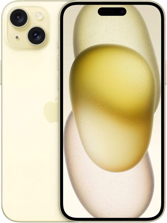 Produktbild Apple iPhone 15 Plus (256 GB, Yellow, 6.70", SIM + eSIM, 48 Mpx, 5G)