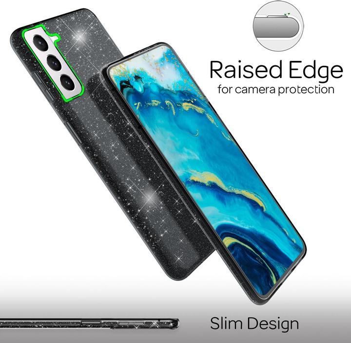 Produktbild Nalia Glitzer Handyhülle (Samsung Galaxy S22)