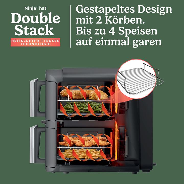 Produktbild Ninja SL451EU Doppel-Heiáluftfritteuse (EU-Stecker)