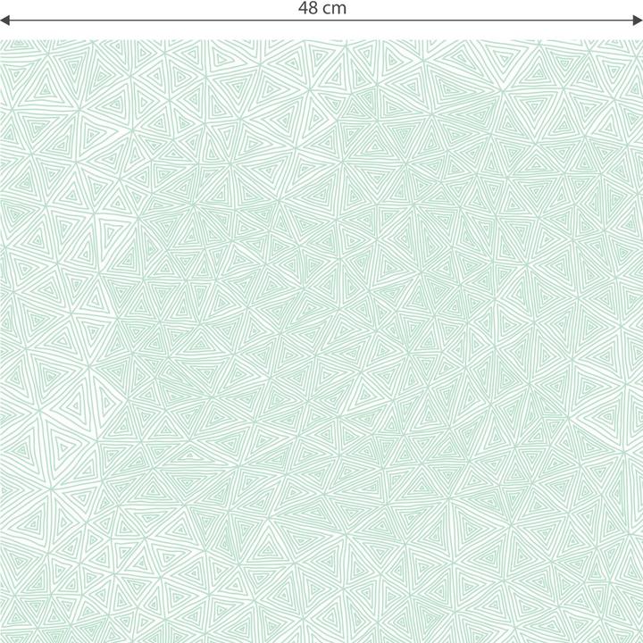 Image du produit Trenddeko Triangles abstraits - menthe (528 x 48 cm)