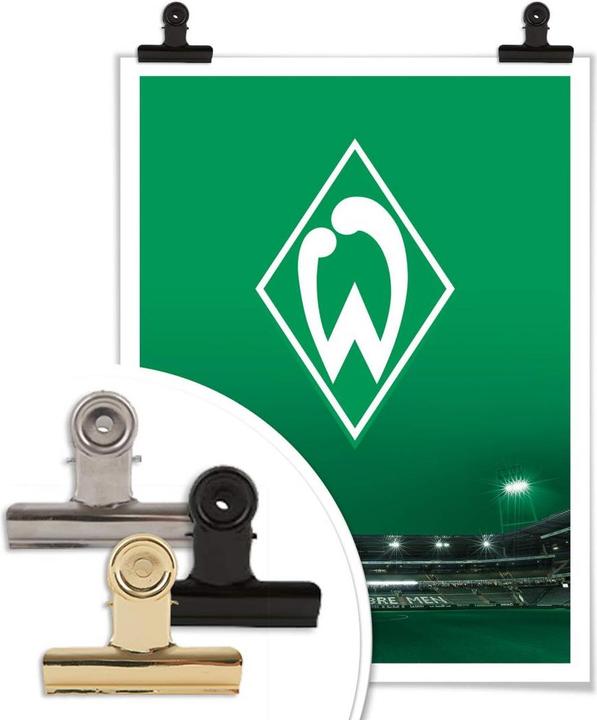 Actual product image SV Werder Bremen Werder Bremen logo with stand (60 x 80 cm)