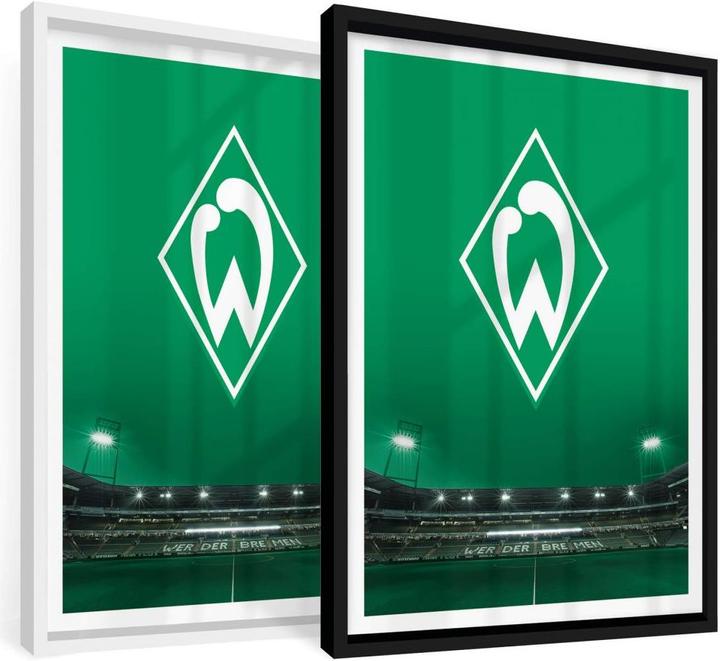 Actual product image SV Werder Bremen Werder Bremen logo with stand (60 x 80 cm)