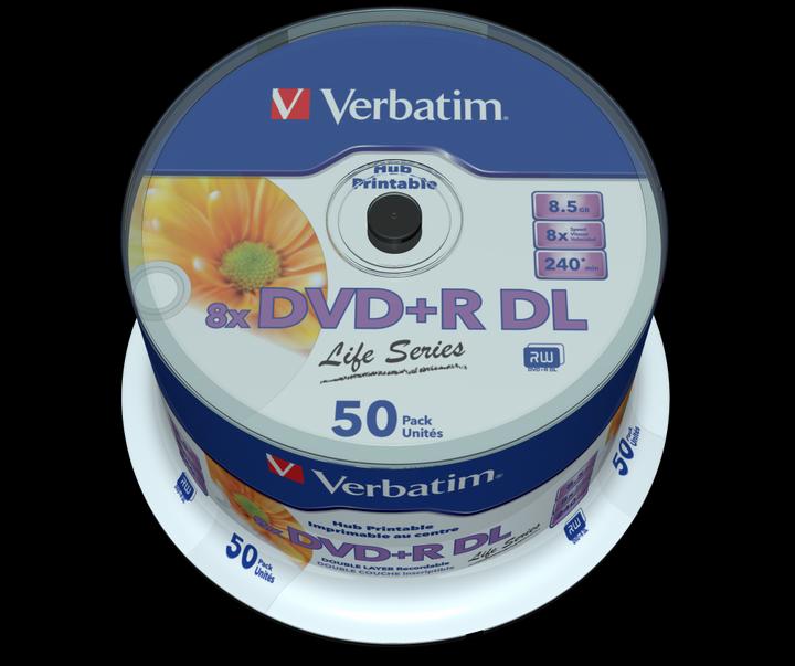 Image du produit Verbatim Dvd+R (50 x)