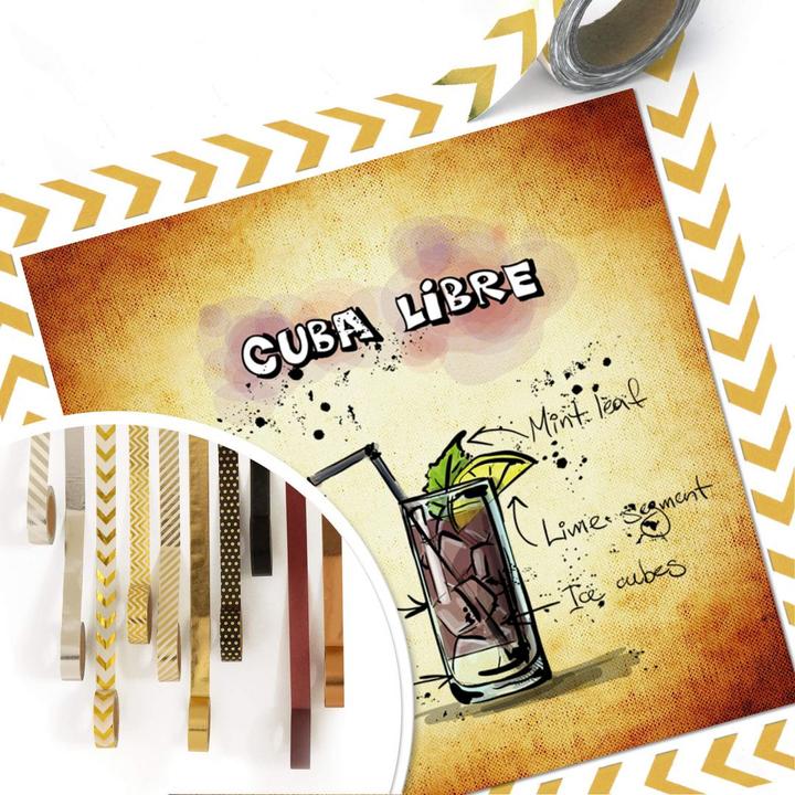 Image du produit Trenddeko Cuba Libre - Recette (50 x 50 cm)