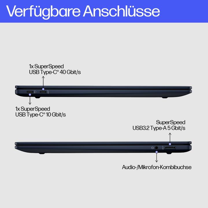 Produktbild HP EliteBook Ultra G1q (14", Snapdragon X Elite X1E-78-100, 16 GB, 512 GB, DE)